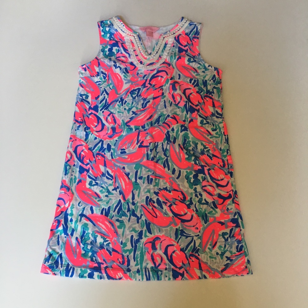 Lily Pulitzer GIRL MINI HARPER SHIFT DRESS. Size L